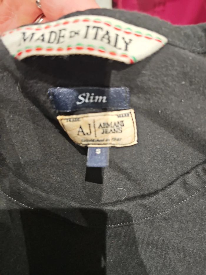 Tee shirt manches longues armani - photo numéro 2