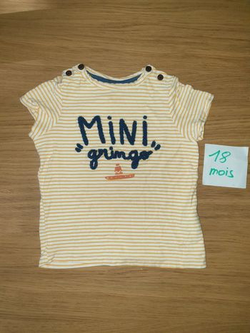 Tee-shirt manches courtes mexicain gringo sombrero