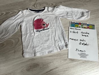 T shirt fille 24 mois