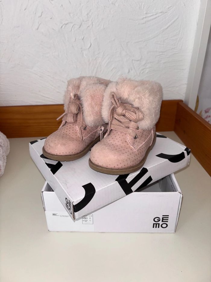 Bottines fourrure bébé