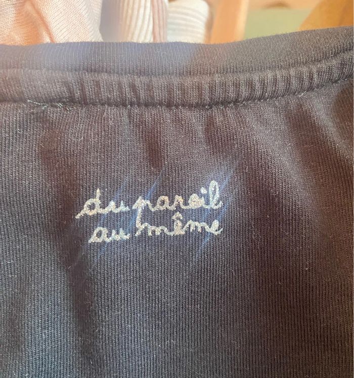 Teeshirt grandes manches noir 4 ans parfait état DPAM - photo numéro 2