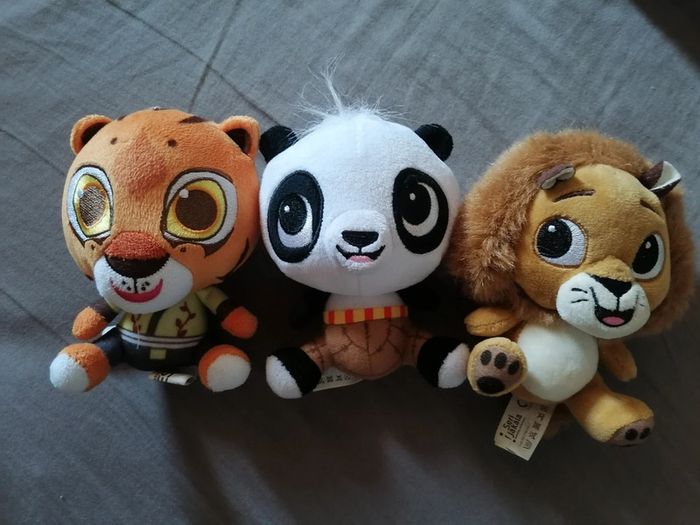 Lot de 3 peluche dream work heroes