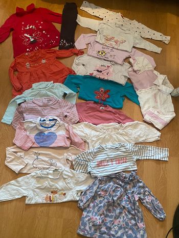 Lot 18 hauts hiver / mi saison 12 mois