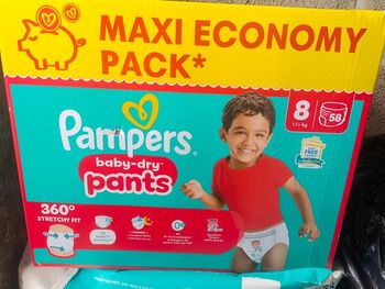 Pampers Baby-dry Pante taille 8