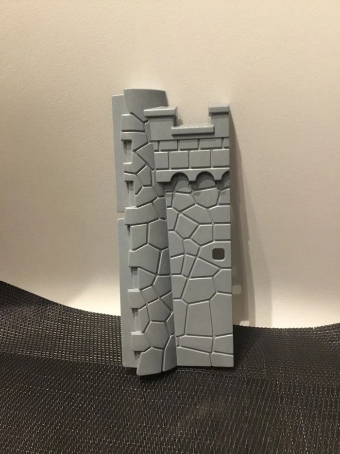 Playmobil mur gauche château 6697 moyen âge pièces détachées