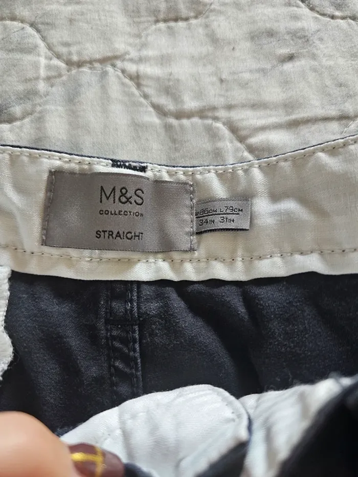 Pantalon droit homme M&S Collection W34 L32 (44/46 Fr - photo numéro 2