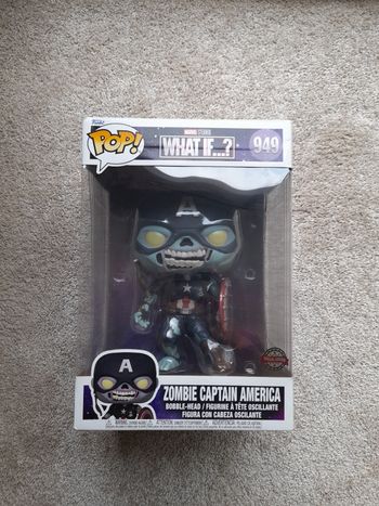 Figurine XXL Funko Pop Jumbo Zombie Captain Amarica