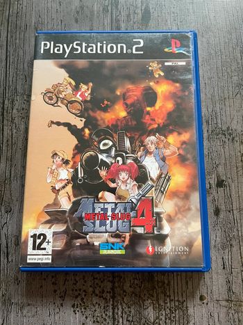 Metal Slug 4 - Jeu PS2 complet Version FR Sony PAL