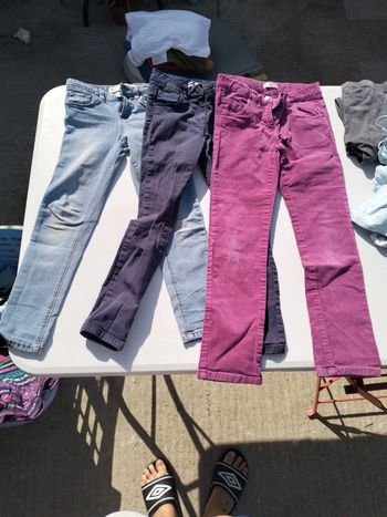 3 pantalons 7/8 ans