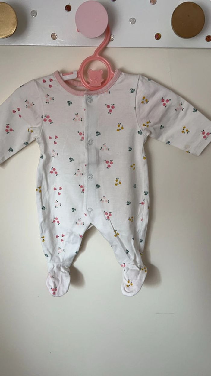 Pyjama motif fruits Obaibi naissance - photo numéro 2