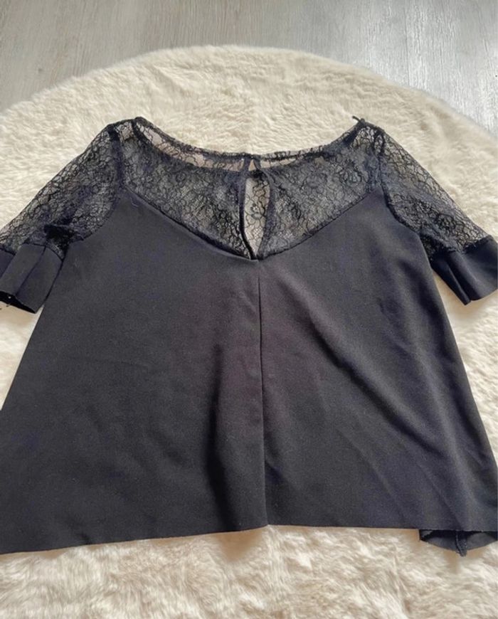 Haut manches courtes Zara taille S - photo numéro 2