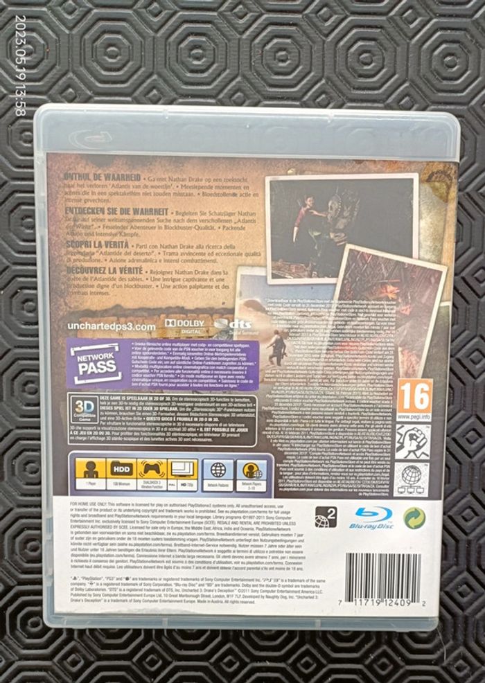 Jeu Uncharted 3 PS3 - photo numéro 4