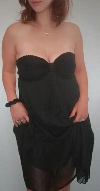 Robe bustier gaufrée soirée taille 38/40