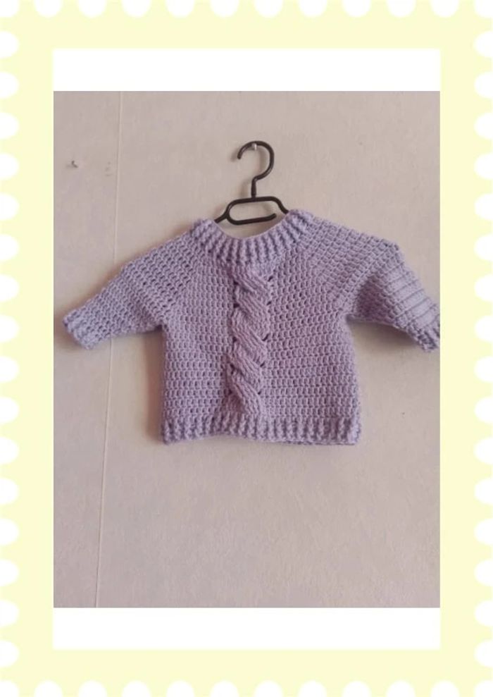 Pull en laine fille 9/12 mois - photo numéro 2