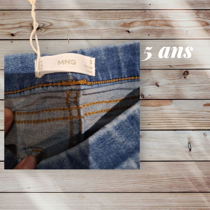 Jegging bleu – MNG – 5 ans - photo numéro 3
