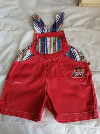 Salopette courte 23 mois