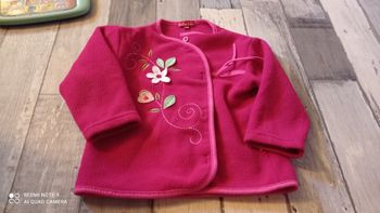 Veste polaire rose