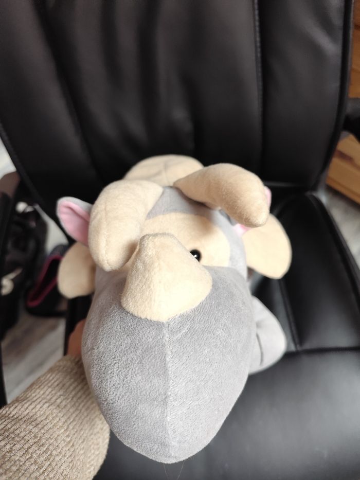 Peluche tricératops dinosaure - photo numéro 3