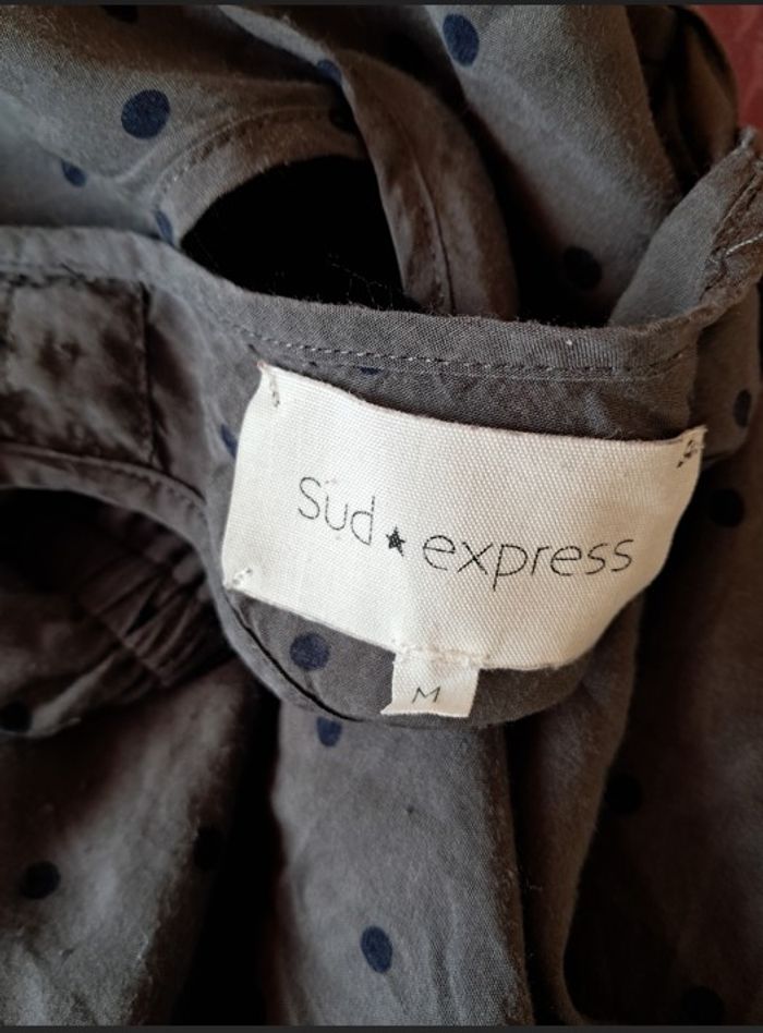 Robe Sud Express, taille M, grise - photo numéro 4