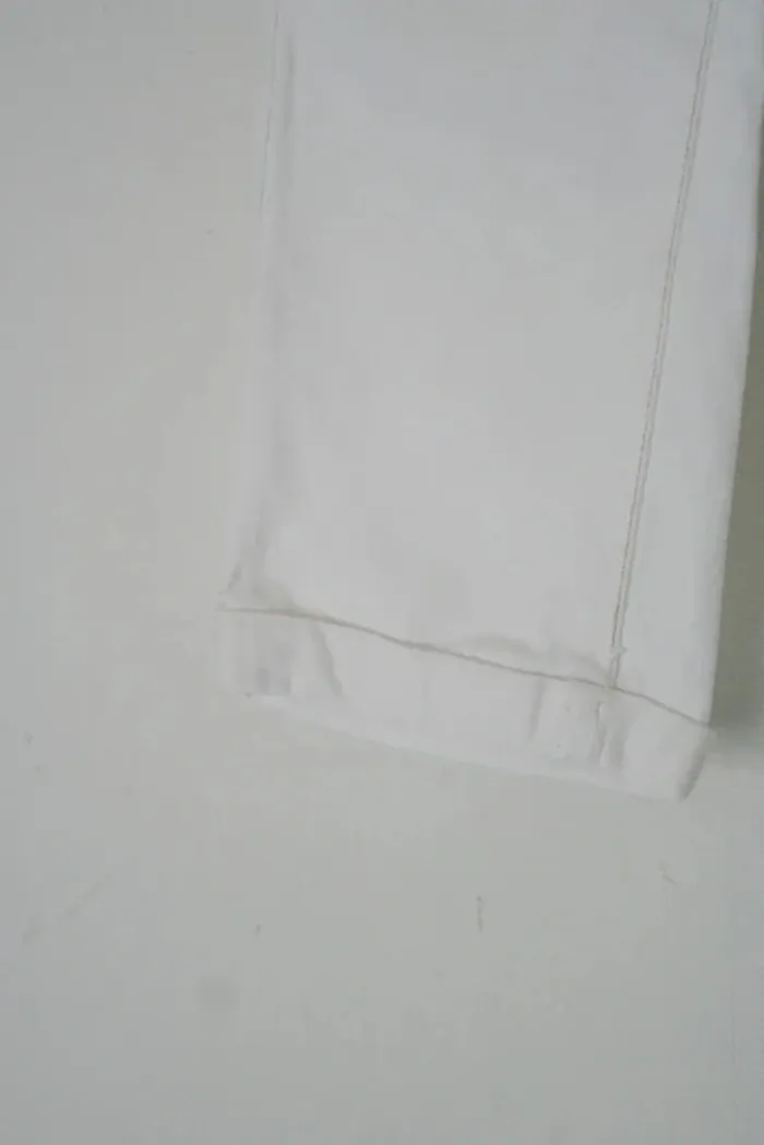 Jeans pantacourt blanc cassé Kiabi, taille 8 ans - photo numéro 3