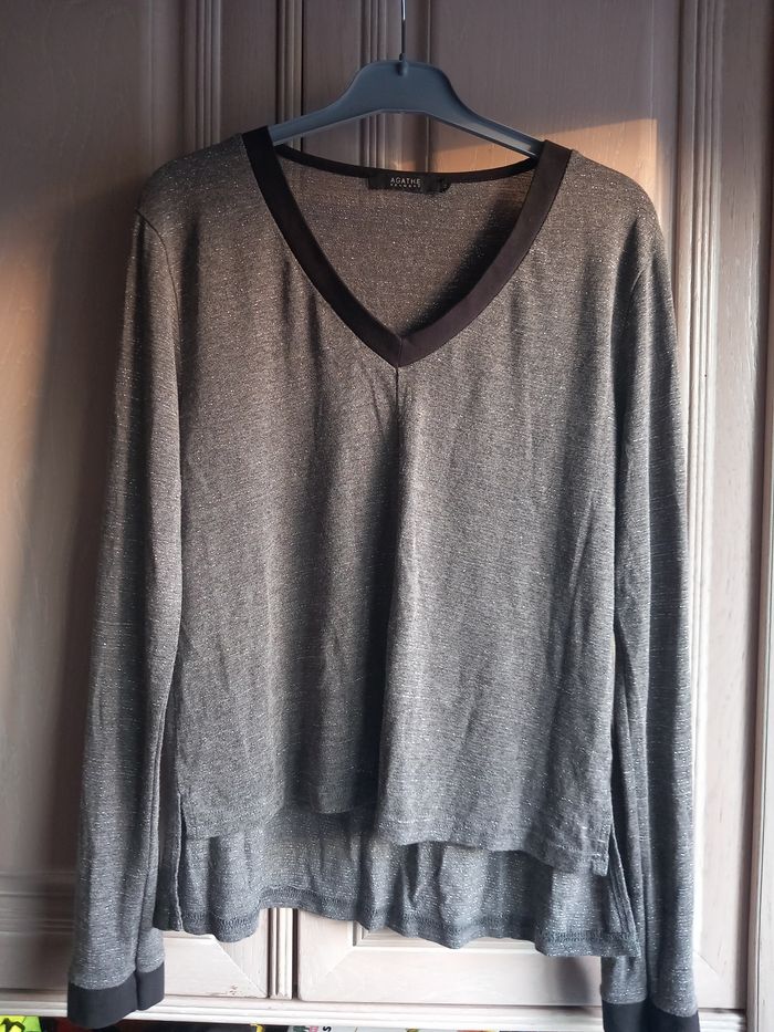 Pull fin manches longues T3 Agathe Velmont