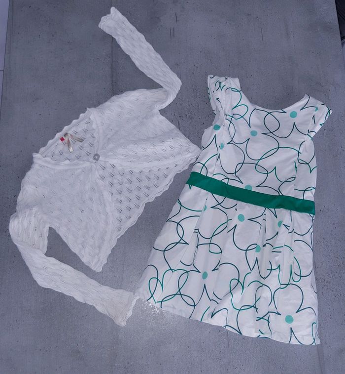 Robe okaidi gilet orchestra 5 ans