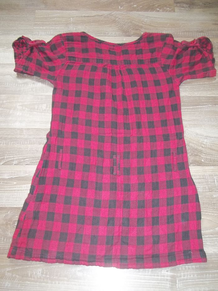 Tunique carreaux rouges Shiny Girl 8 ans (robe2) - photo numéro 3
