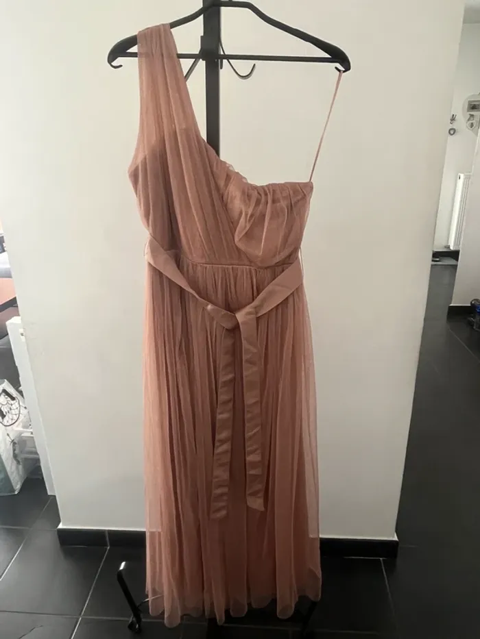 Robe de soirée Rose poudré Taille 40
