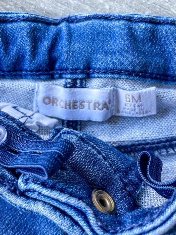 Jean slim orchestra bébé fille taille 6 mois - photo numéro 5