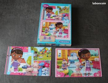 Puzzle docteur la peluche 2X20 pieces clementoni