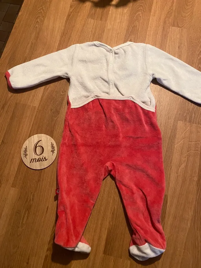 Pyjama velours 6 mois - photo numéro 2