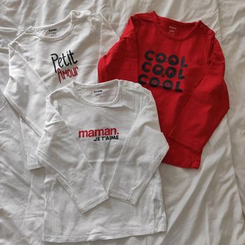 Lot de 3 hauts 23 mois