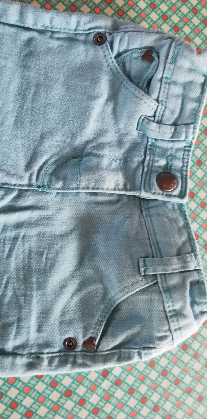 Vertbaudet pantalon 3 ans turquoise - photo numéro 2