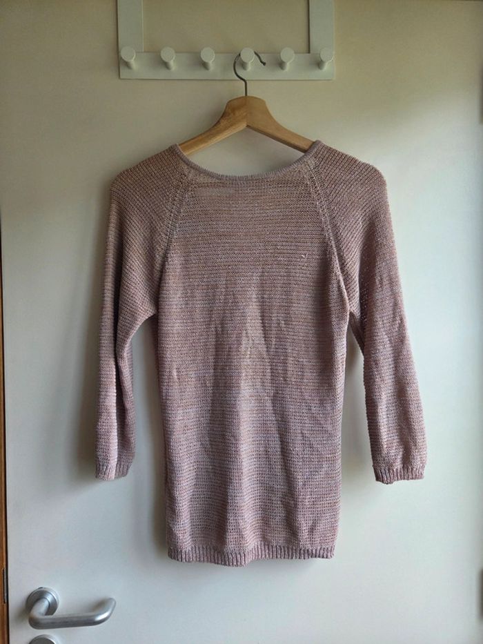 Pull en maille col v - hennes collection - taille L - photo numéro 6
