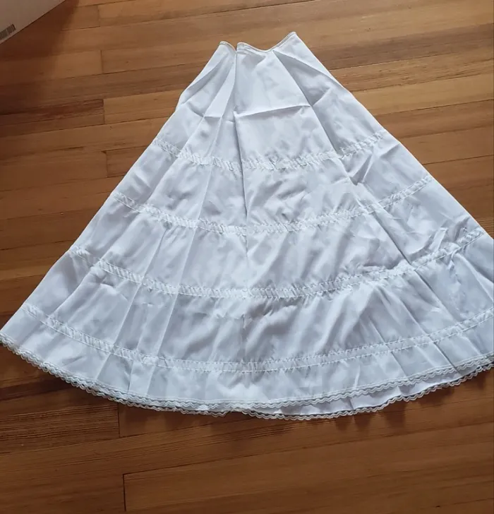 Jupon vintage robe longue mariée