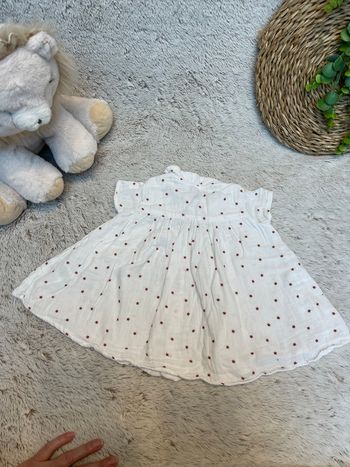 Blouse / Robe en gaze de coton blanche - Petit Bateau 
