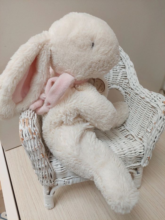 Doudou et compagnie - peluche lapin bonbon rose GM - photo numéro 2