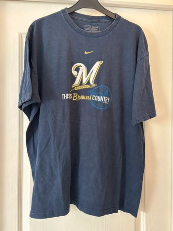 T shirt Nike vintage Milwaukee Brewers