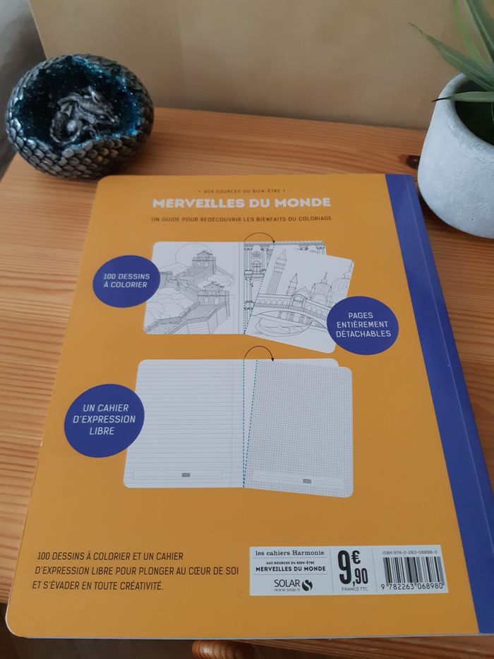 Livre de coloriage Merveilles du monde Harmonie Solar - photo numéro 6