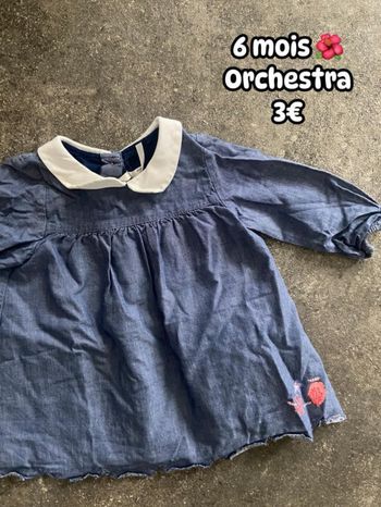 Robe 🌺 6 mois 🌺 Orchestra