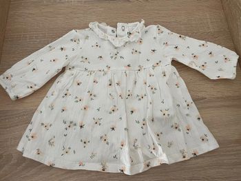 Robe fleurie bébé fille 6 mois