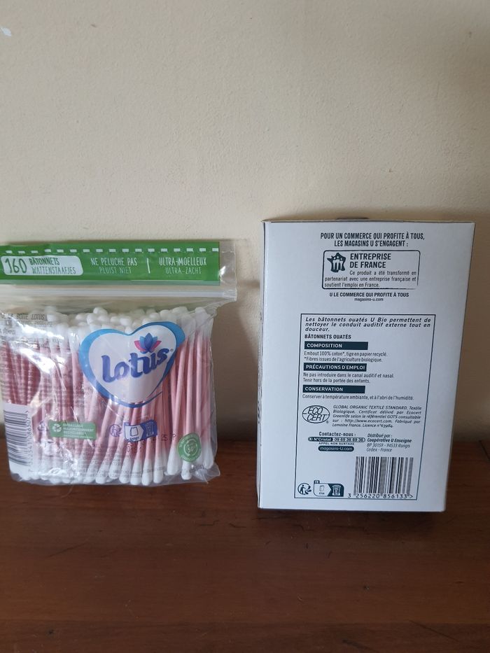 Lot de 2 paquets (Lotus/U bio) - photo numéro 4