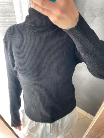 Pull femme col roulé