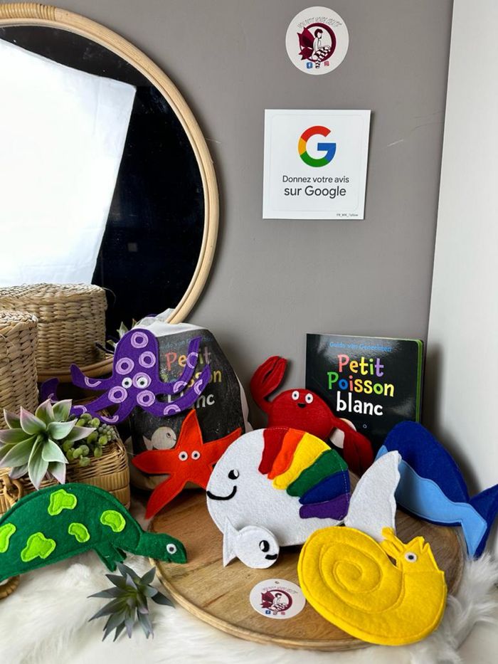 Petit poussin blanc et personnages peluches histoire - photo numéro 6