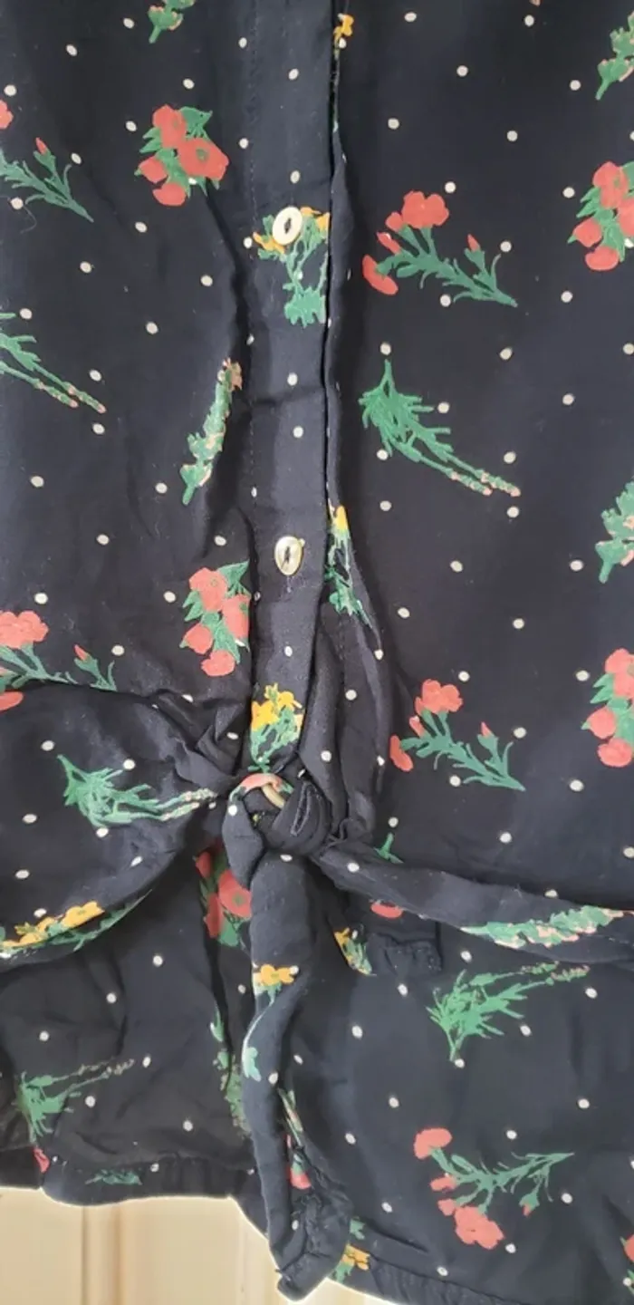 Chemisier blouse chemise sans manches - photo numéro 7