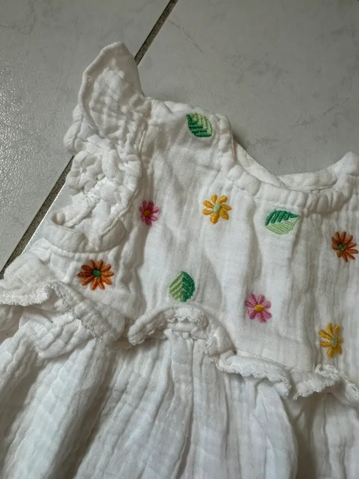 T-shirt en gaze de coton sfera 18 mois - photo numéro 2