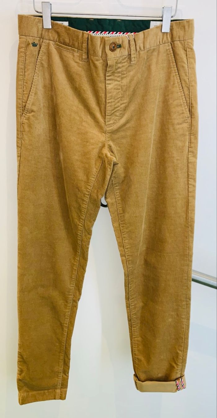 Pantalon chino velours côtelé Vicomte A - photo numéro 3