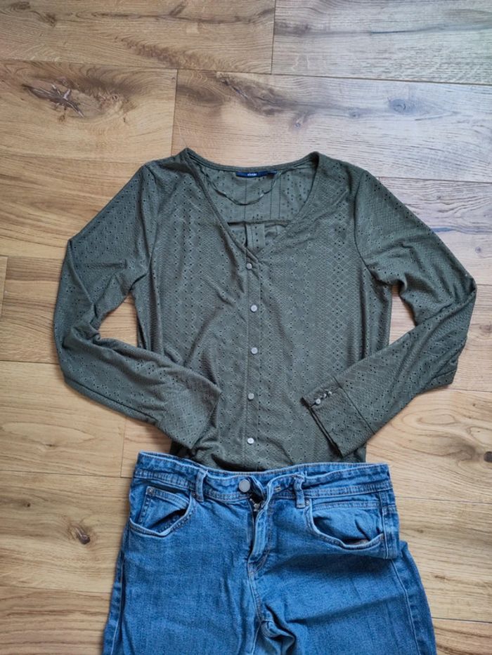 Blouse kaki M - photo numéro 3