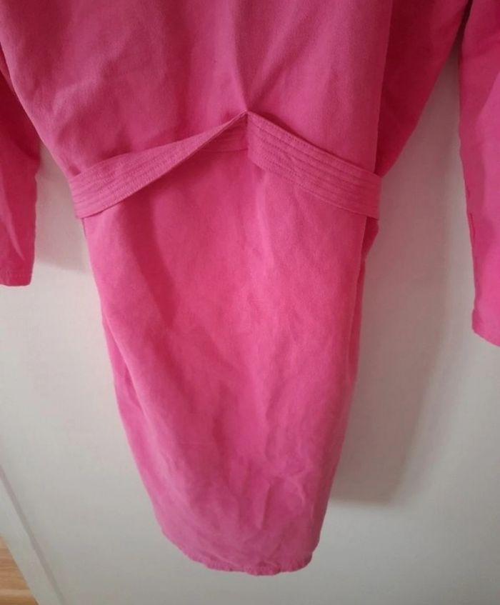 Peignoir de bain rose taille M - photo numéro 8