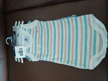 lot 3 bodies sans manches garcon petit bateau 71 cm 9 mois 